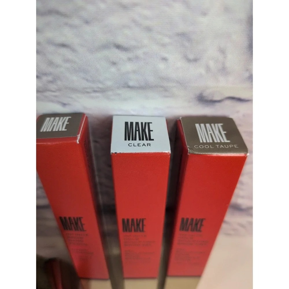 NIB LOT 5🚨MAKE Beauty Blush Hypernude Stick Taupe Brow Gel Tint Pencil Lip Mask